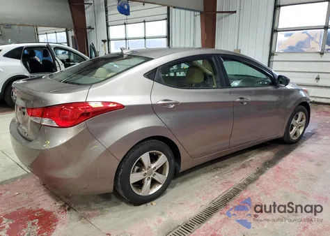 2012 Hyundai Elantra Gls из США, поврежденный, VIN 5NPDH4AE8CH150411